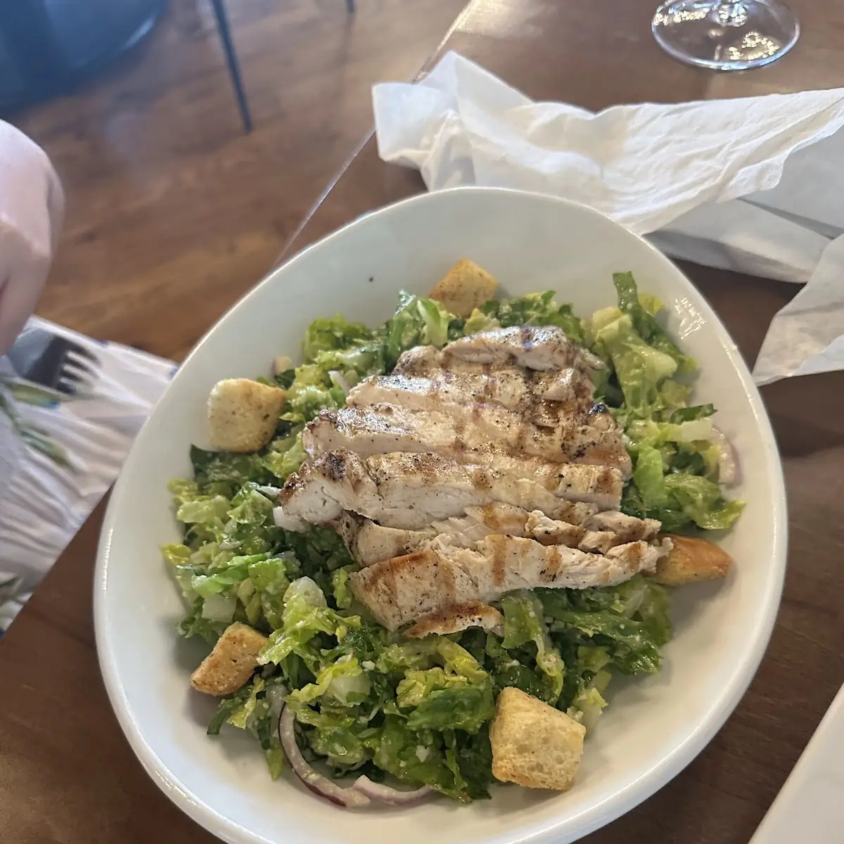 Caesar Salad with Grilled Chicken