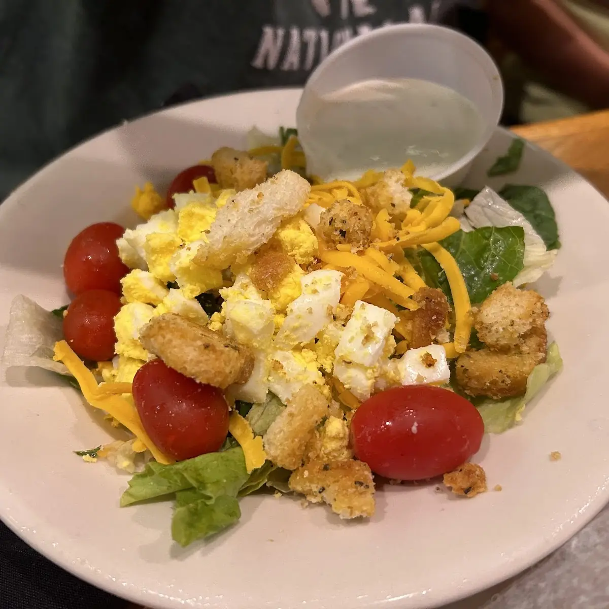 House Salad with Ranch Dressing