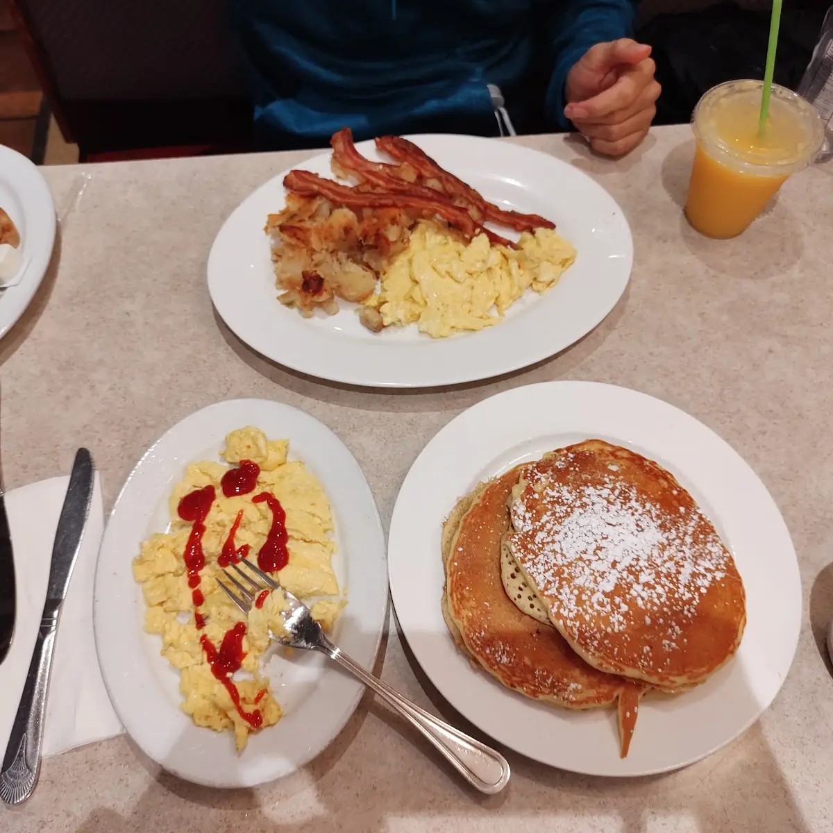 Single Pancake and Single French Toast Combo