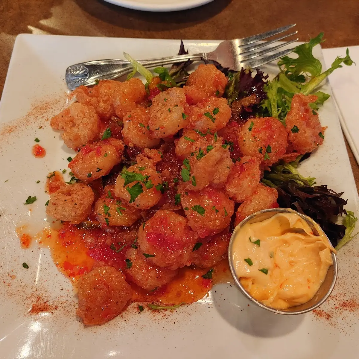 Buffalo Popcorn Shrimp