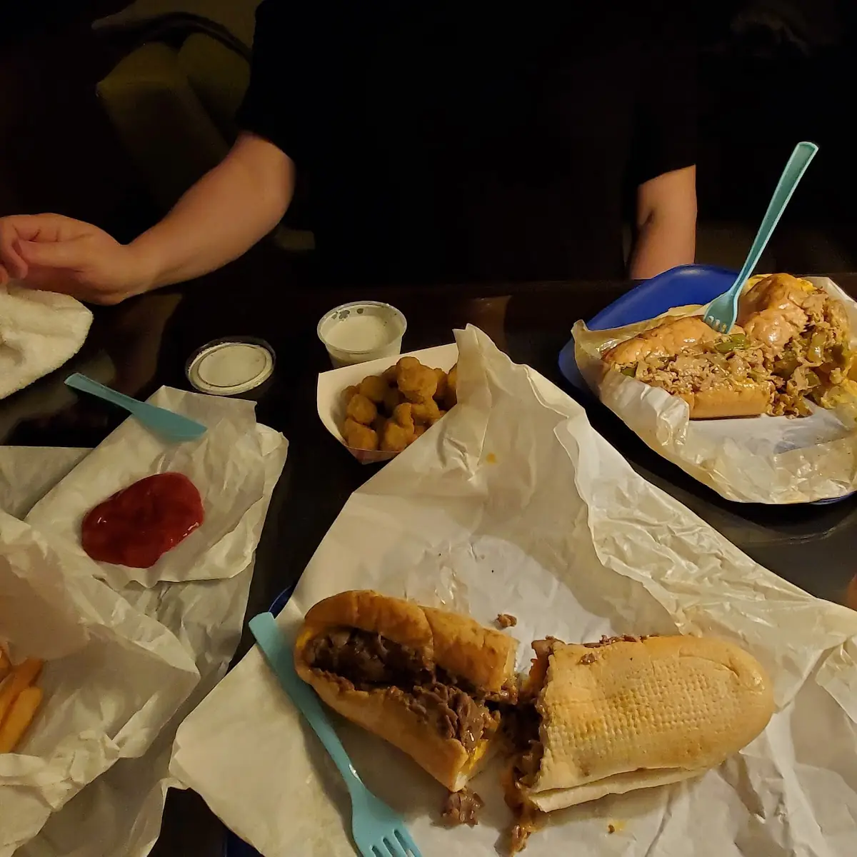 2 Only Meat and Cheesesteak Sandwich