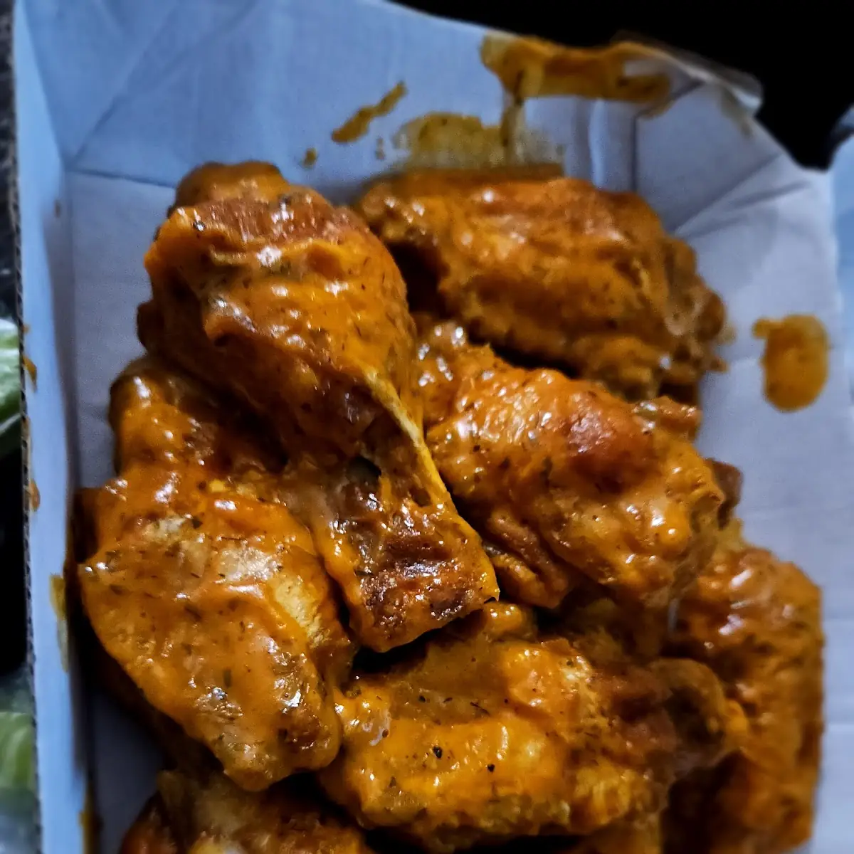 Hot and Garlic Parm Wings