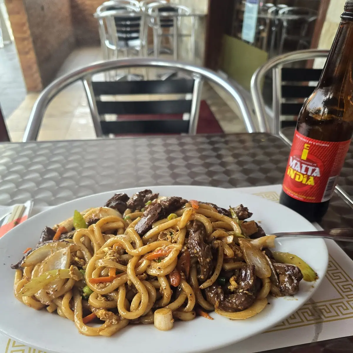 Stir Fried Udon w Churrasco