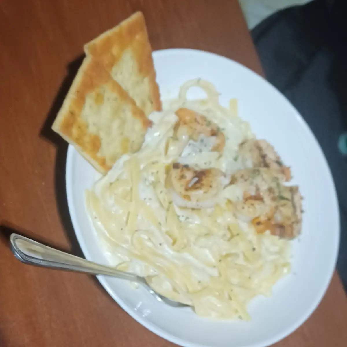Grilled Shrimp Alfredo