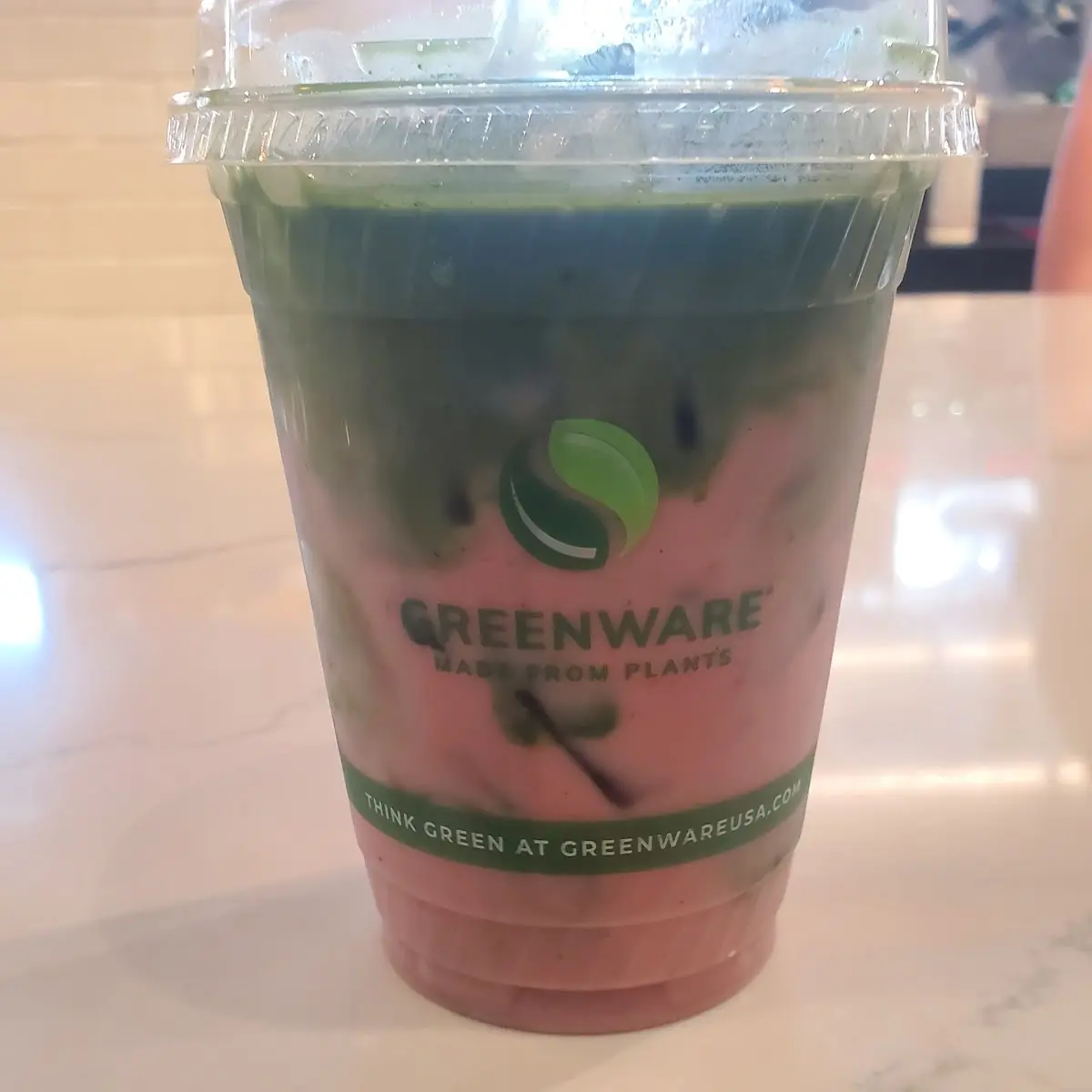 Strawberry Matcha Latte