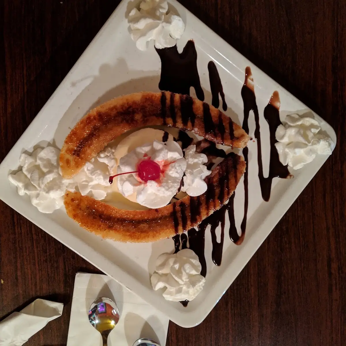 Carmelized Banana Split