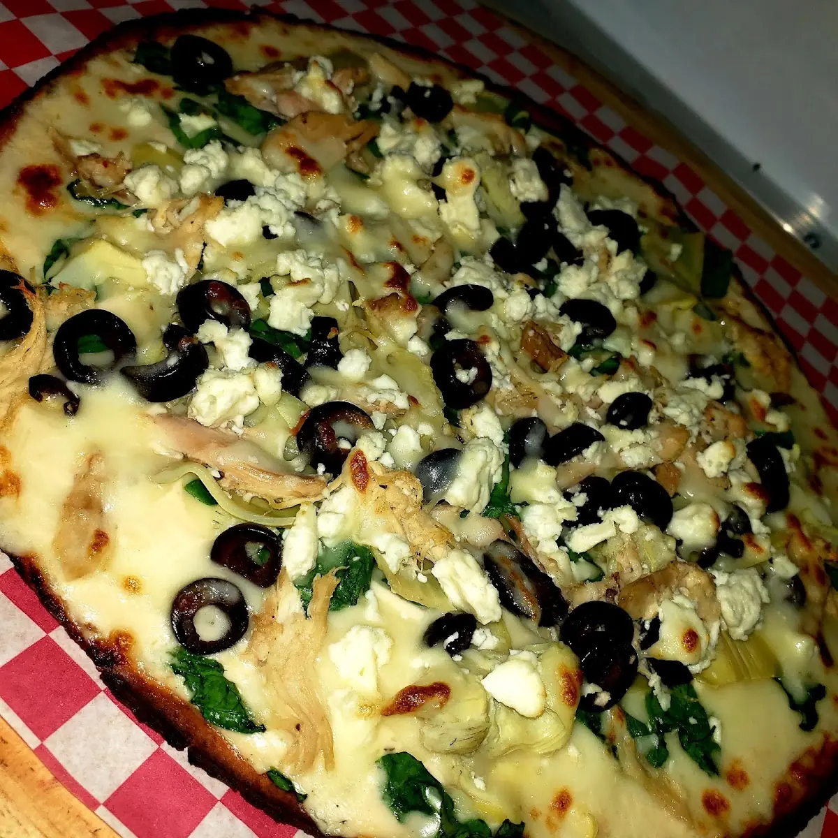 Spinach Artichoke with Smoked Chicken