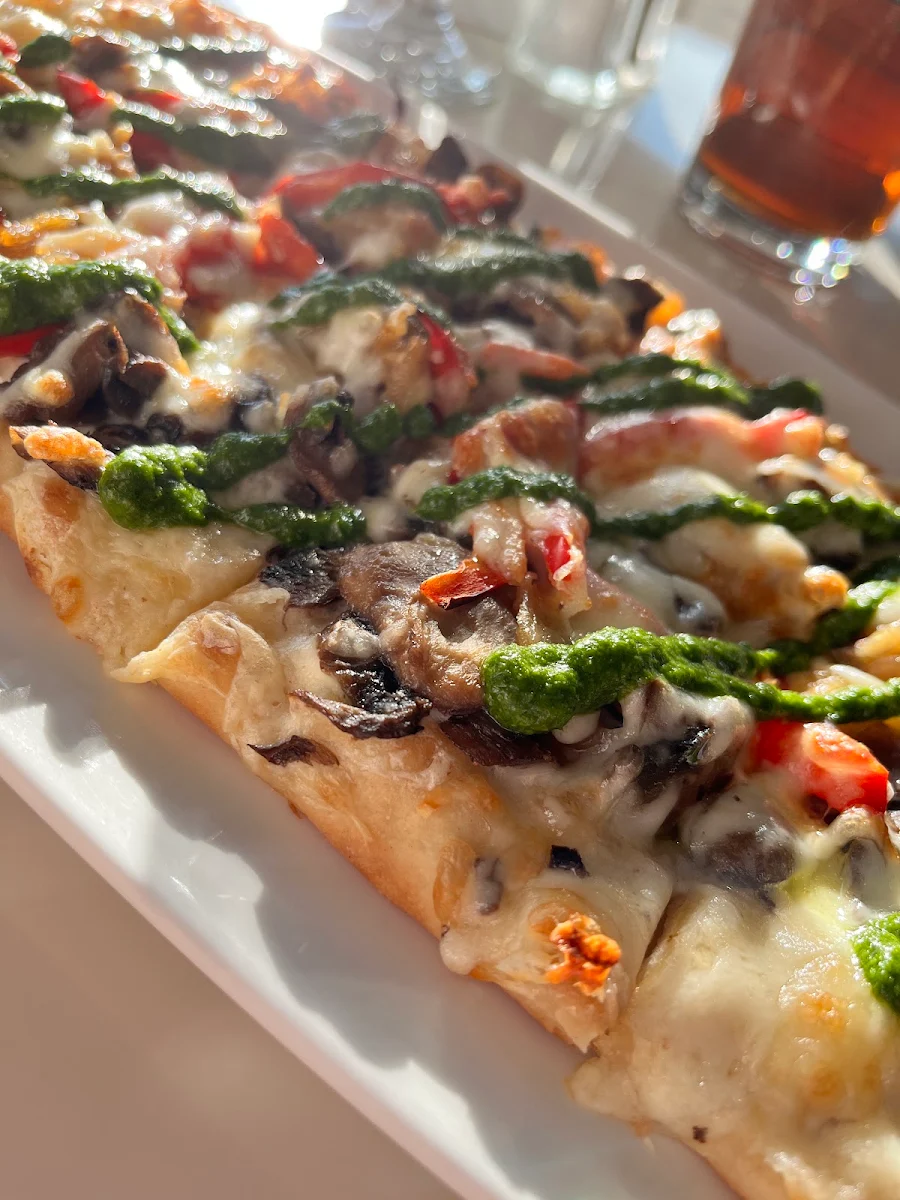 Mushroom and Truffle Oil Flatbread, Maclab Bistro
