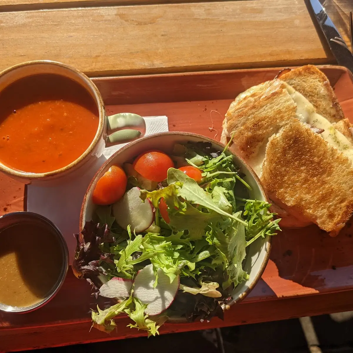Grilled Cheese and Tomato Soup