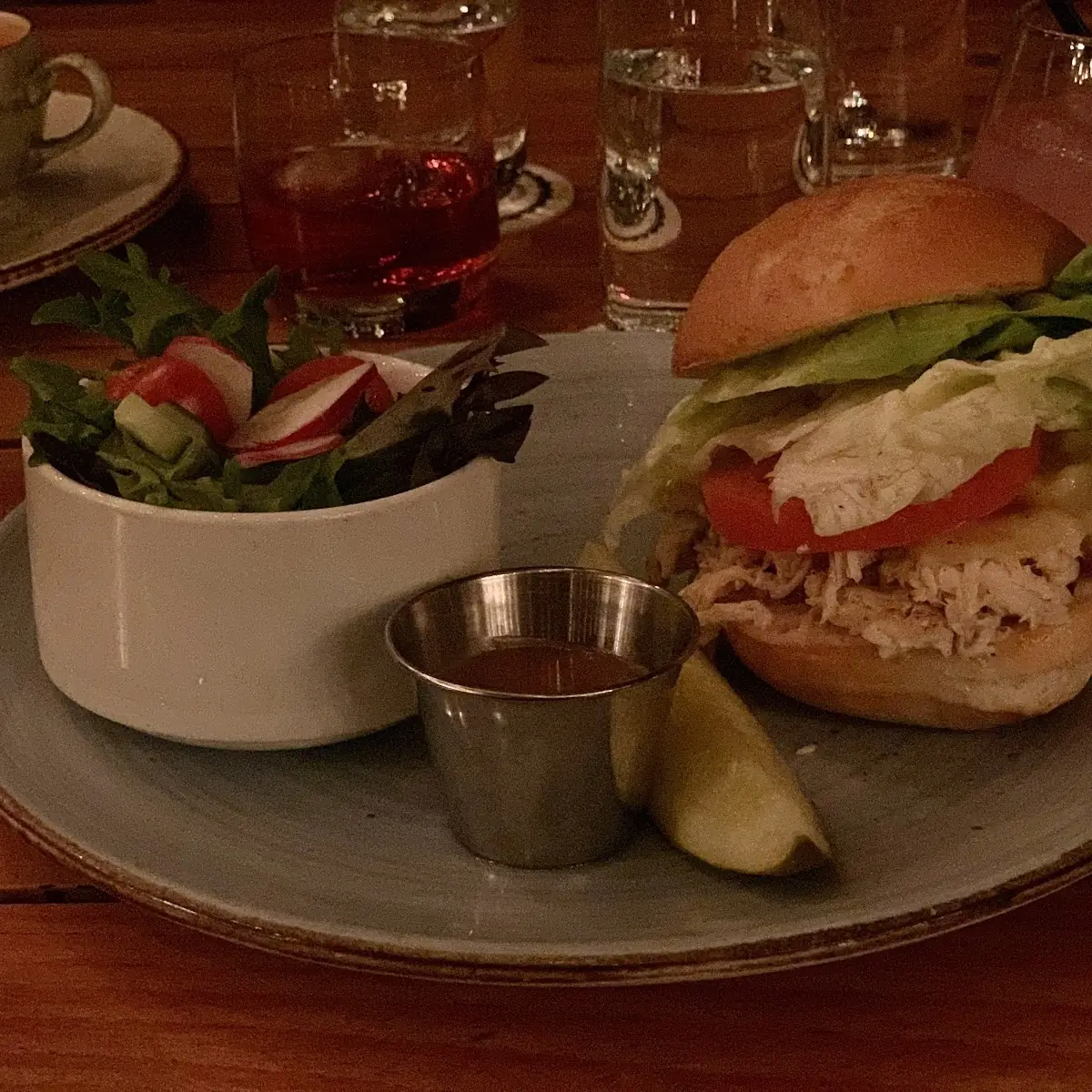 Pulled Chicken Sandwich