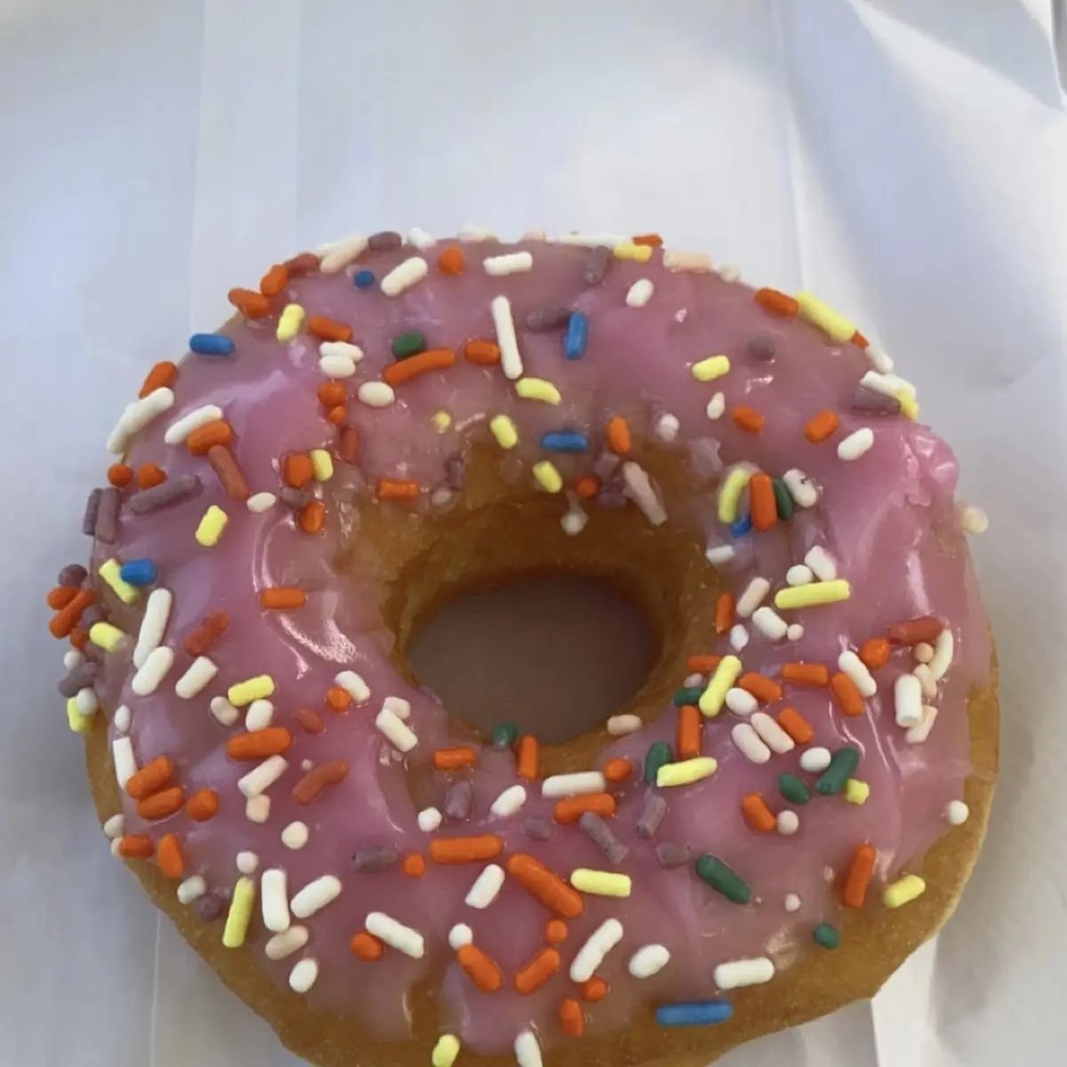 Strawberry Frosted Donut