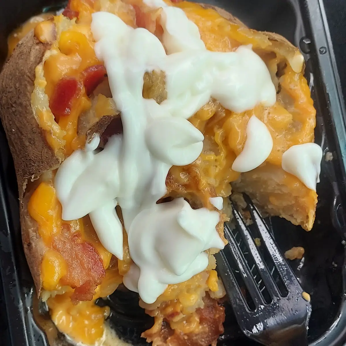 Chili & Cheese Baked Potato