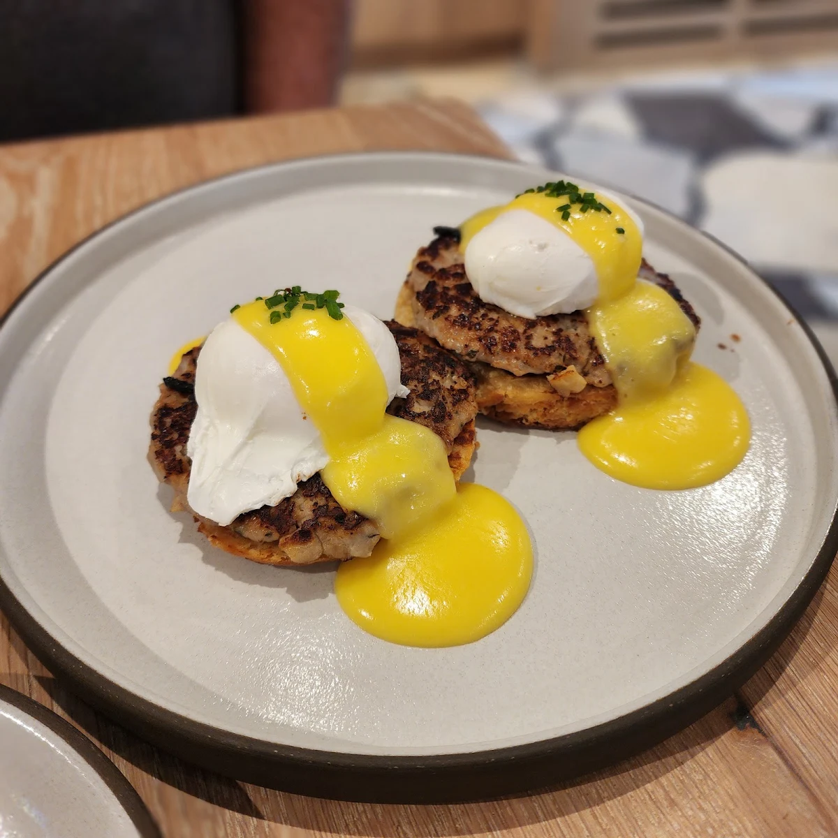 Eggs Benedict with Fresh Fruit