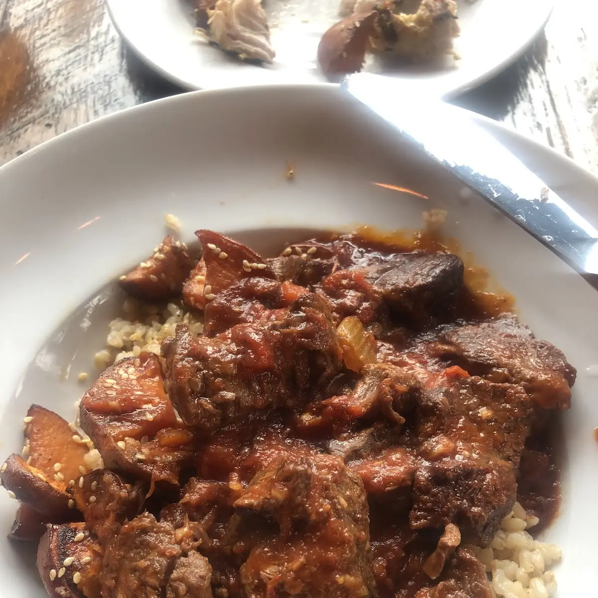 Brown Rice and Sweet Potatoes