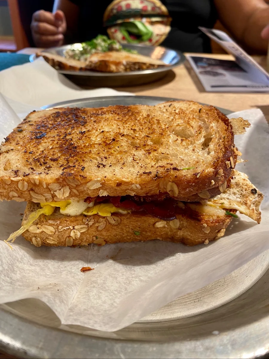 Egg Cheese and Bacon Sandwich