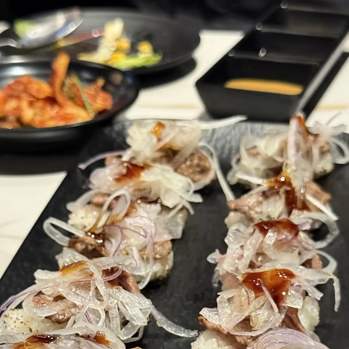 Beef Sushi Appetizer