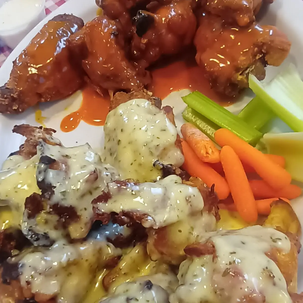 Parmesan & Buffalo Wings