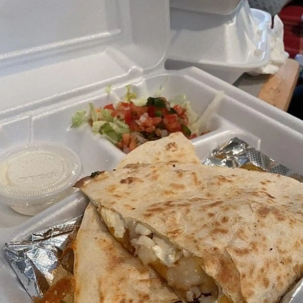 Giant Al Pastor Quesadilla