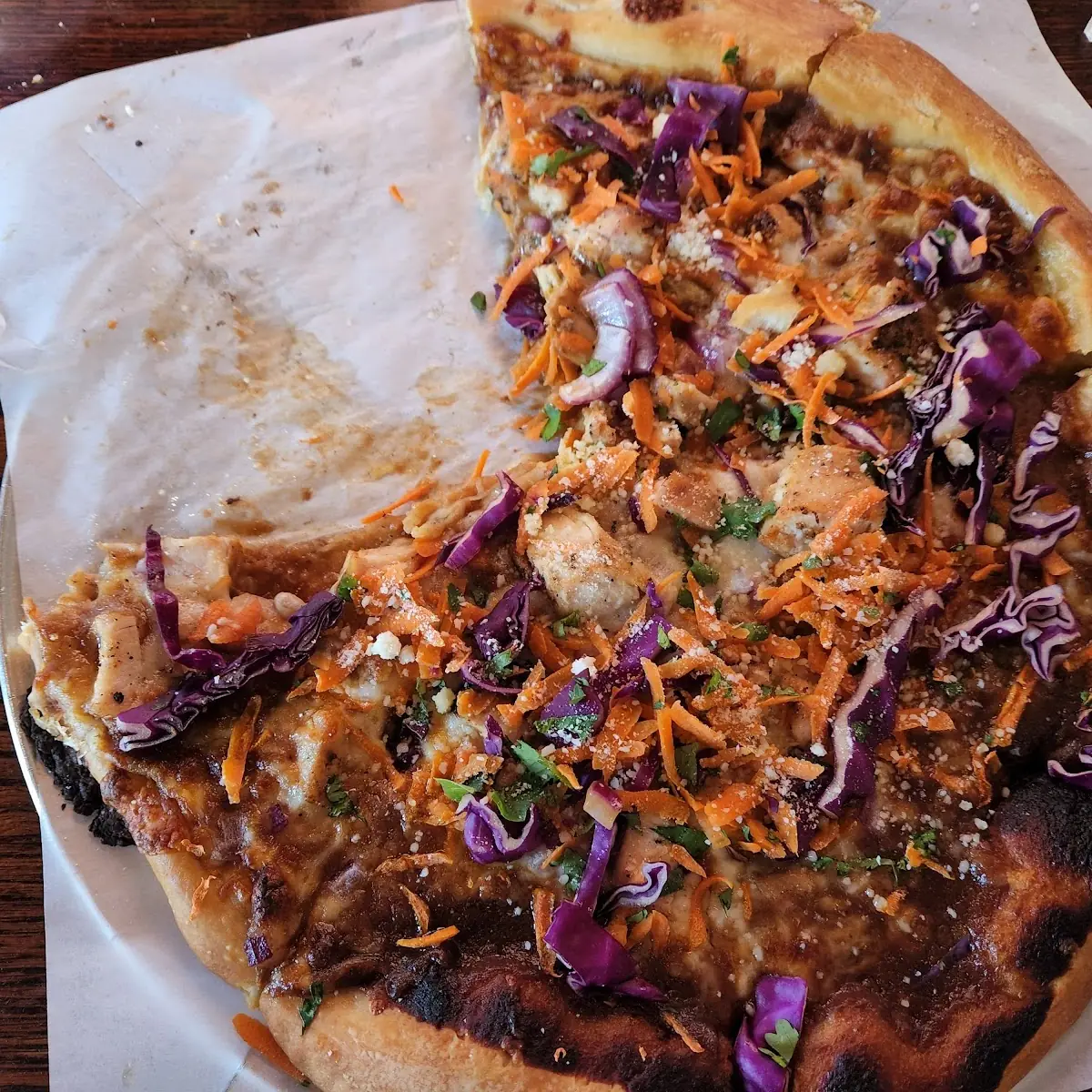 Thai Peanut Chicken Pizza