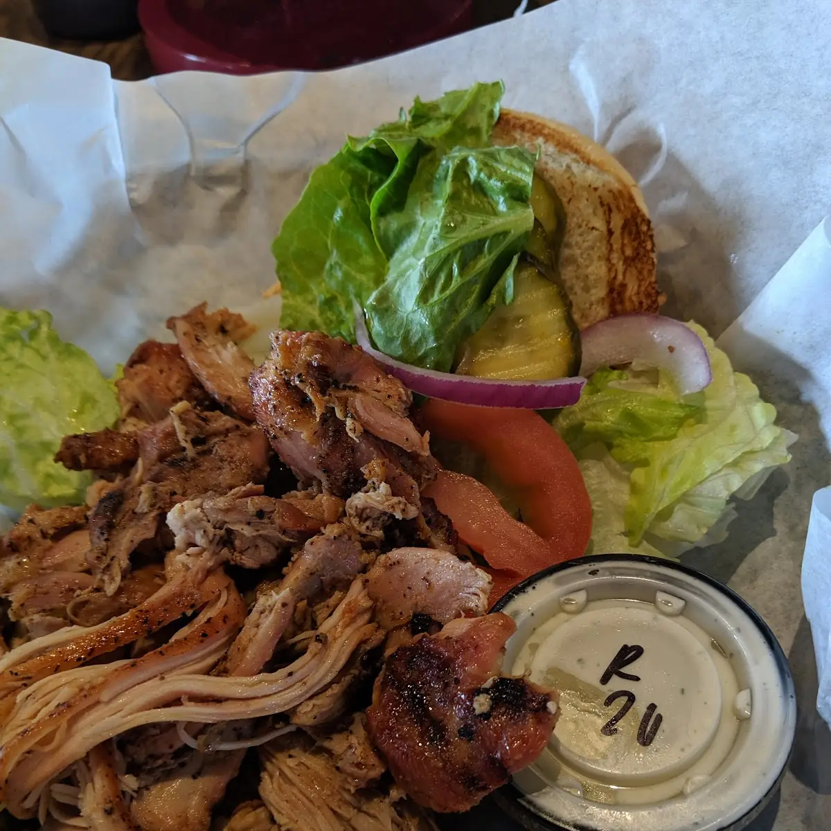 Pulled Chicken Sandwich