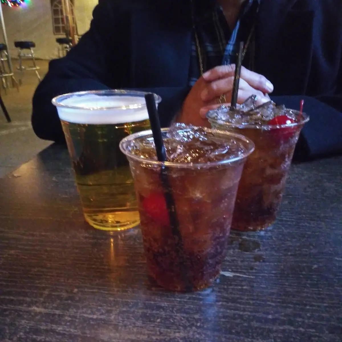 Rum and Coke and Bud Light