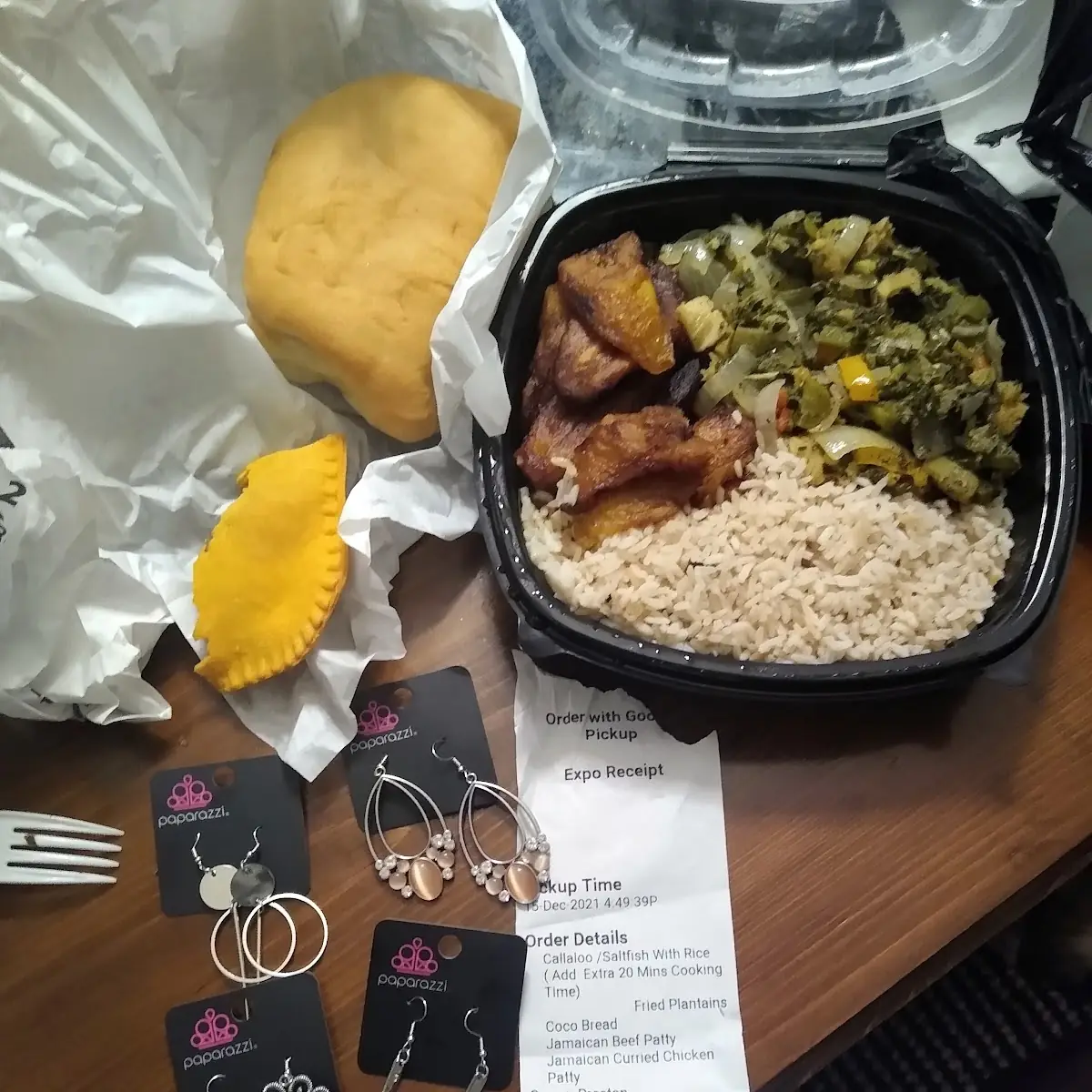 Callaloo with Salt Fish