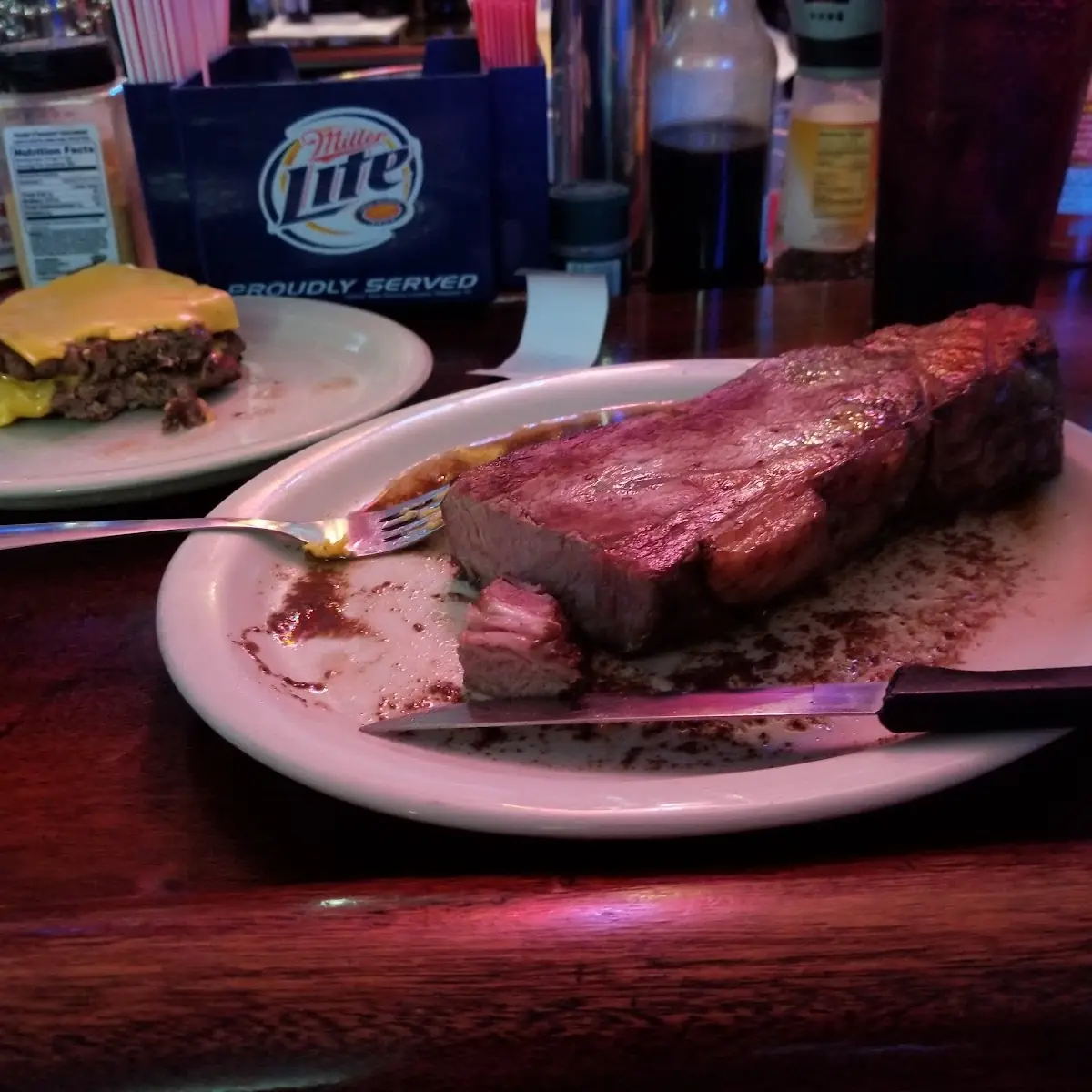 Prime Rib and Burger