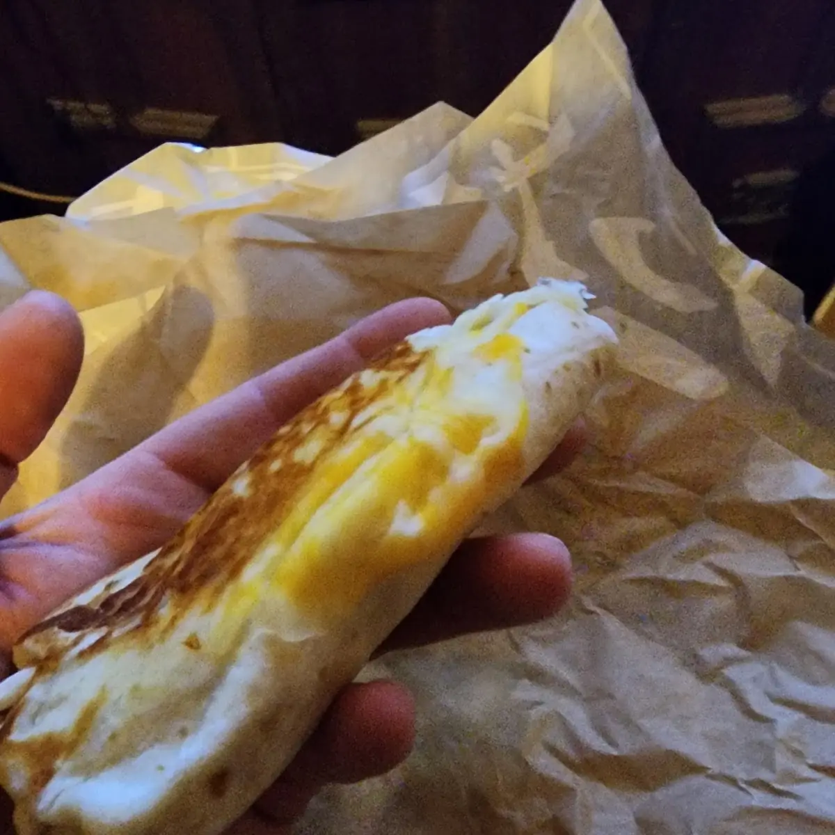 Grilled Cheese Steak Ripoff Burrito