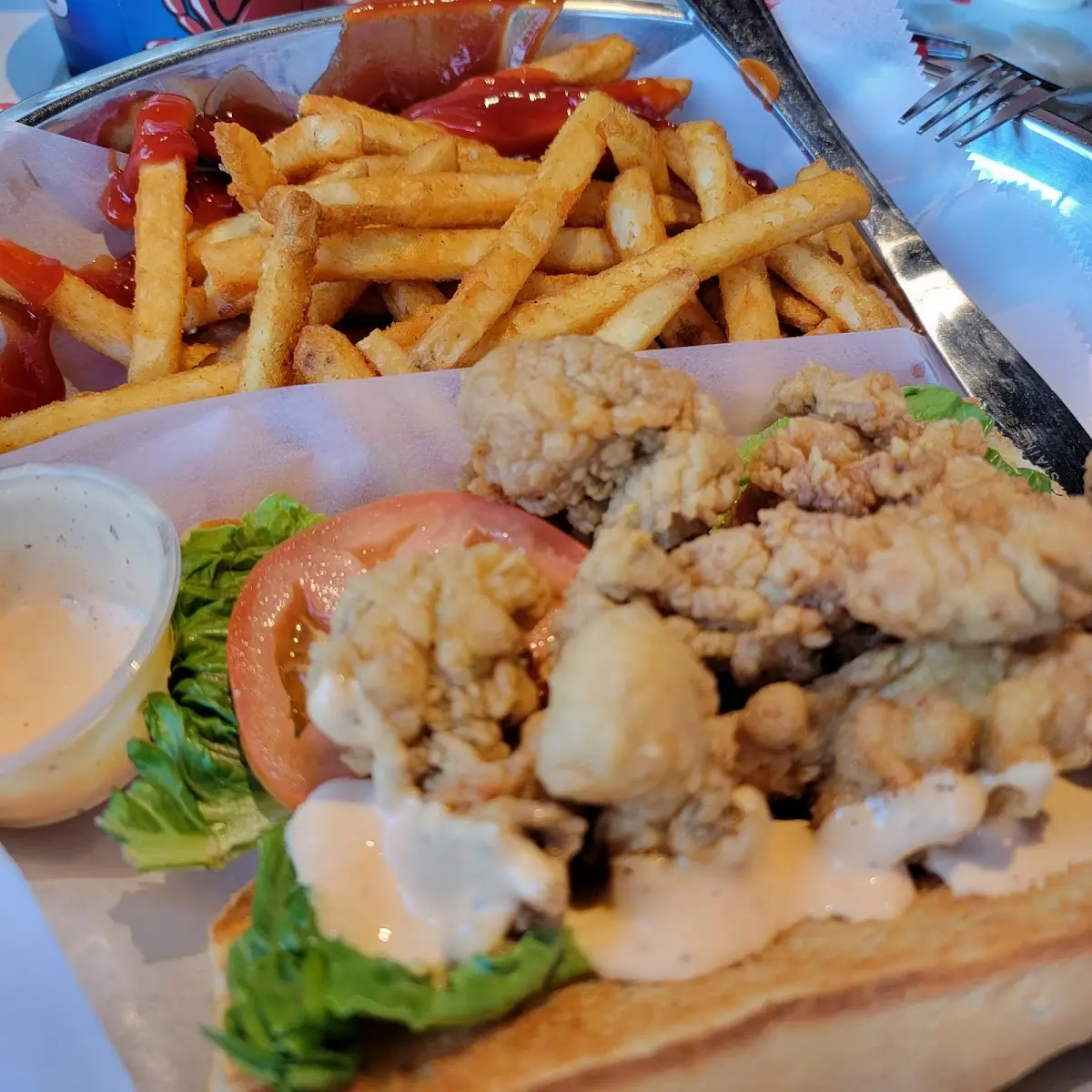 Fried Oyster PO Boy