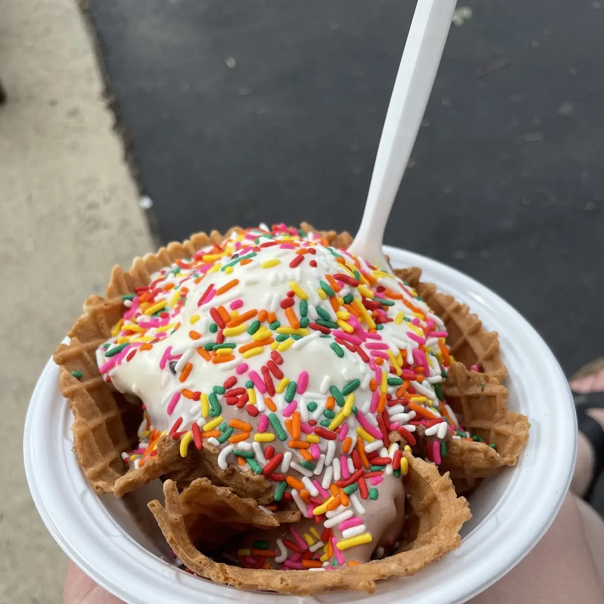 Wicked Waffle Sundae