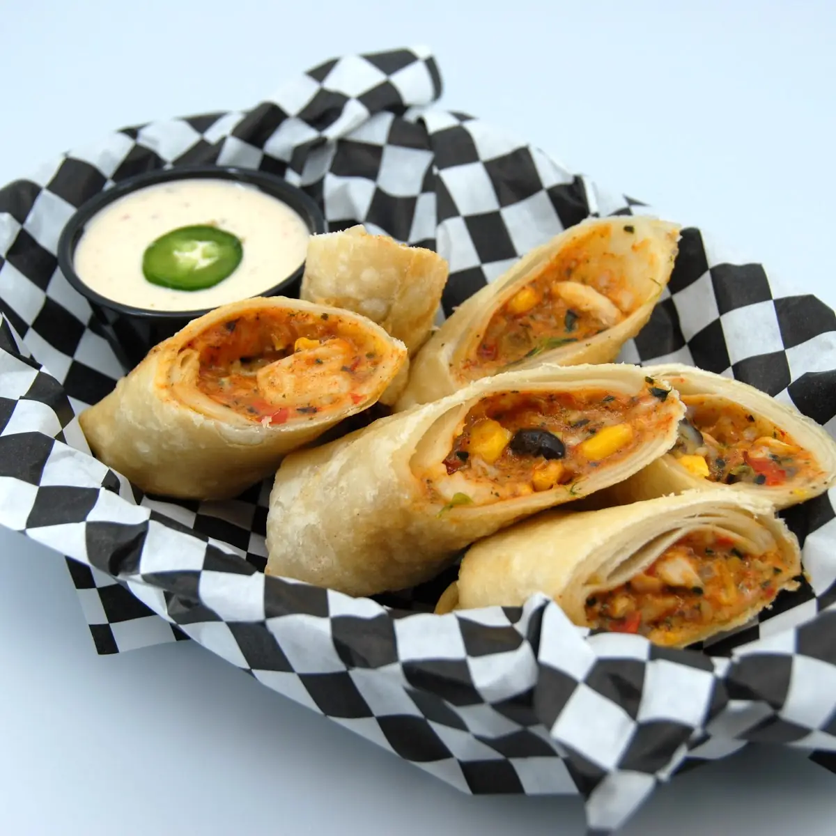 Santa Fe Egg Rolls