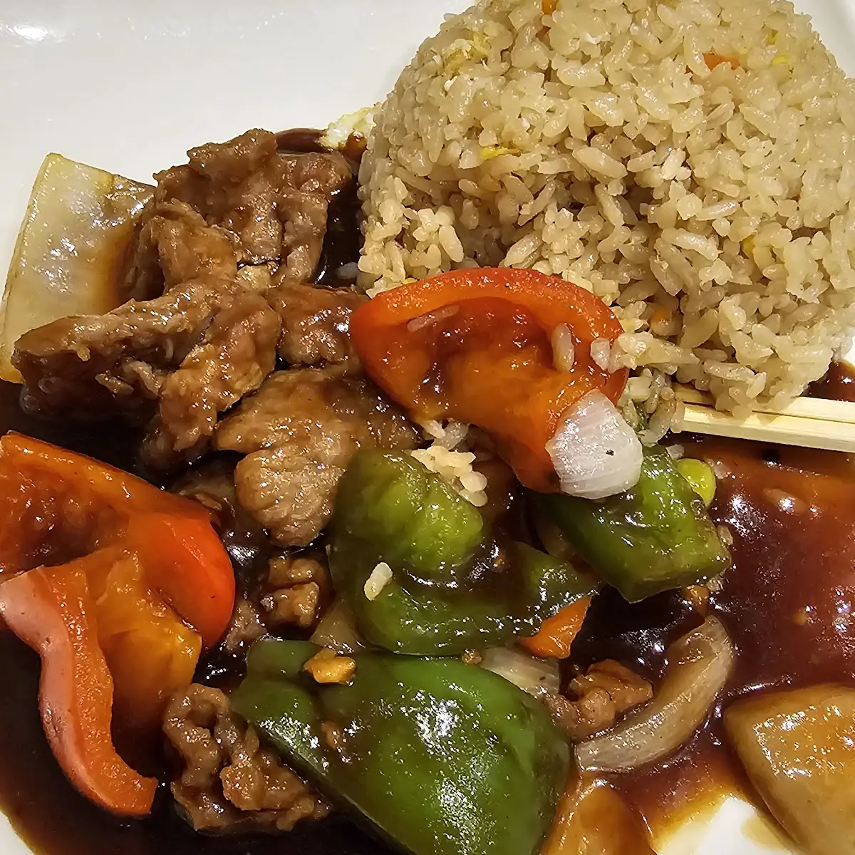 Pepper Steak and Onions