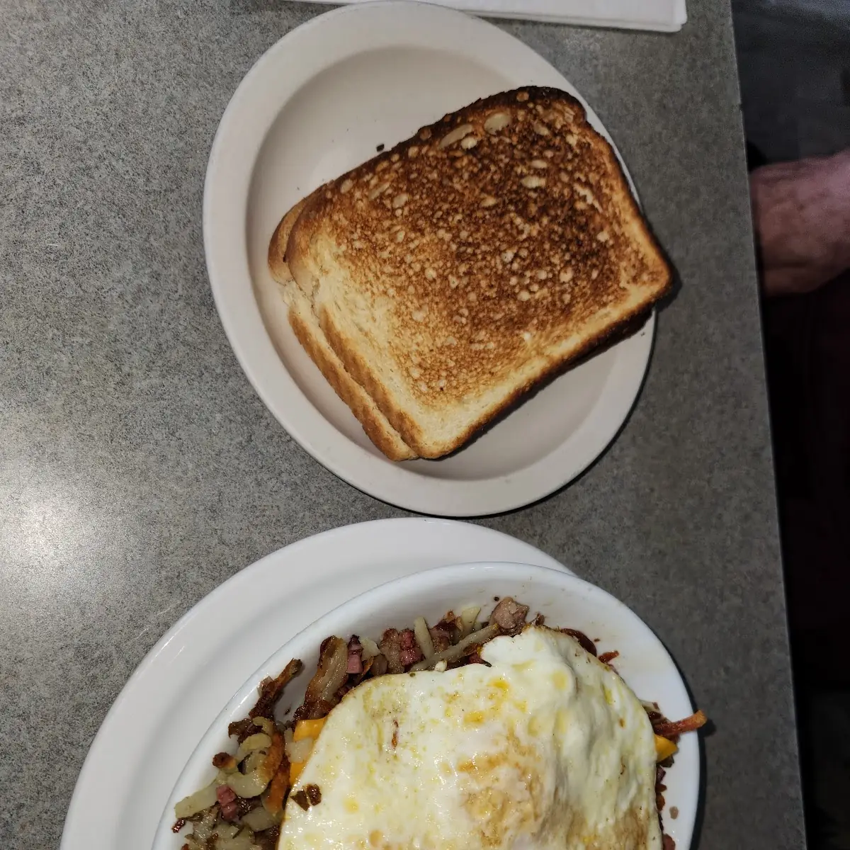 Corned Beef Hash with 3 Eggs