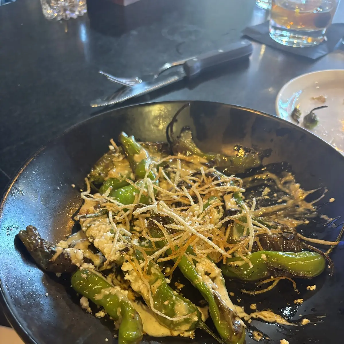 Blistered Shishito Peppers