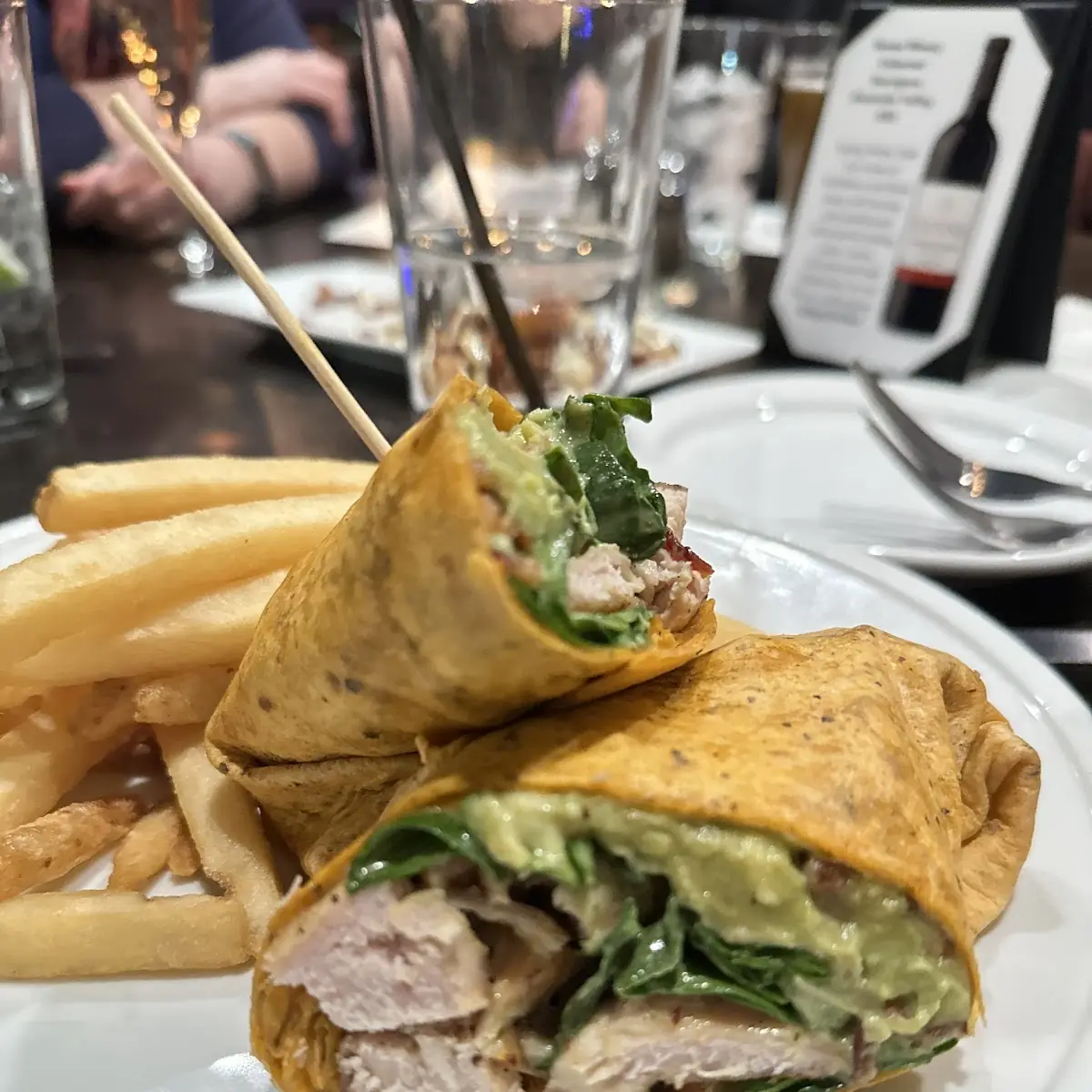 Grilled Pita Chicken Sandwich Combo