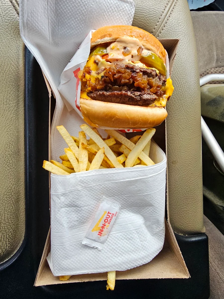 Animal Style Burger
