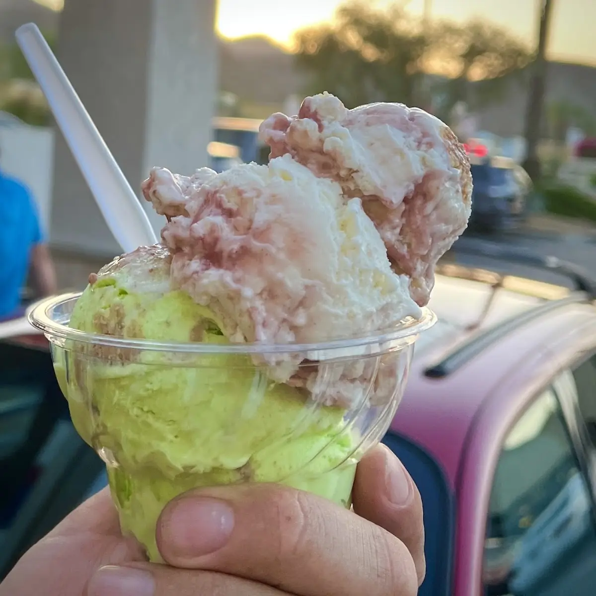 Key Lime Pie and Raspberry Cheesecake