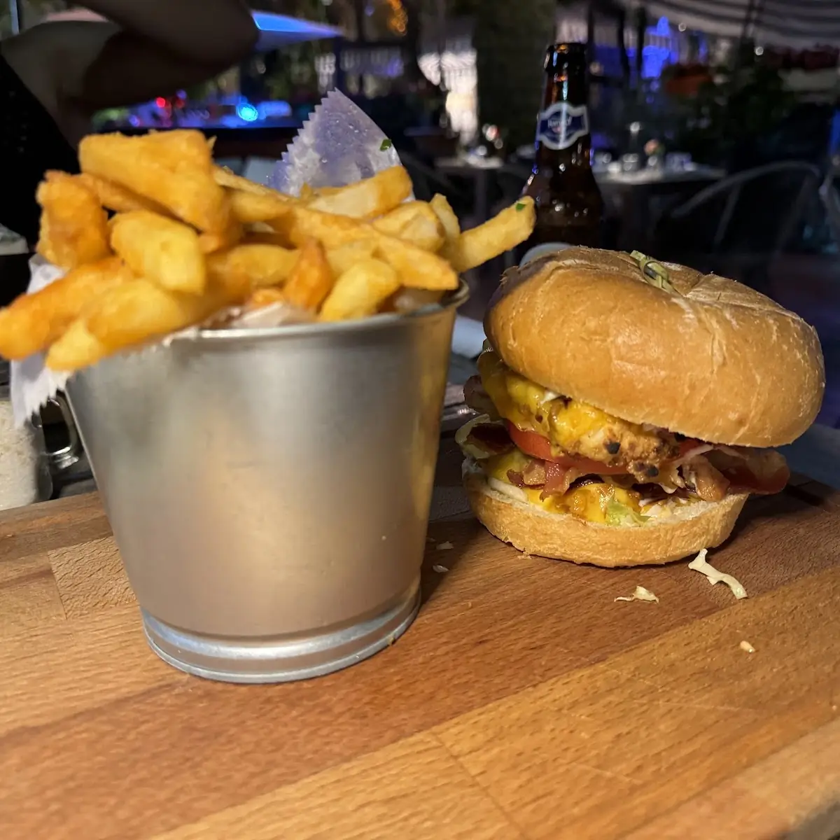 Breakfast Bacon Burger