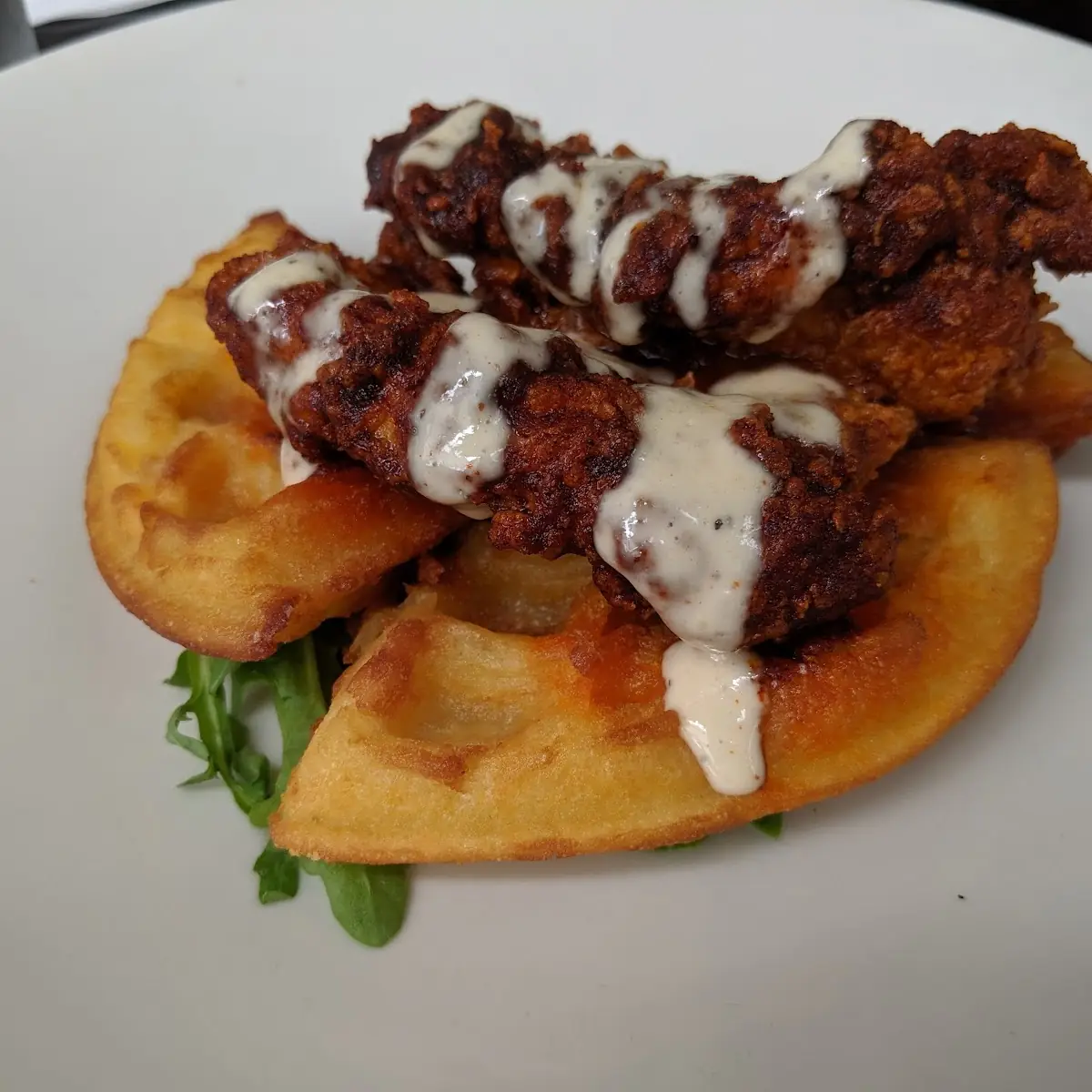 Nashville Hot Chicken and Waffles
