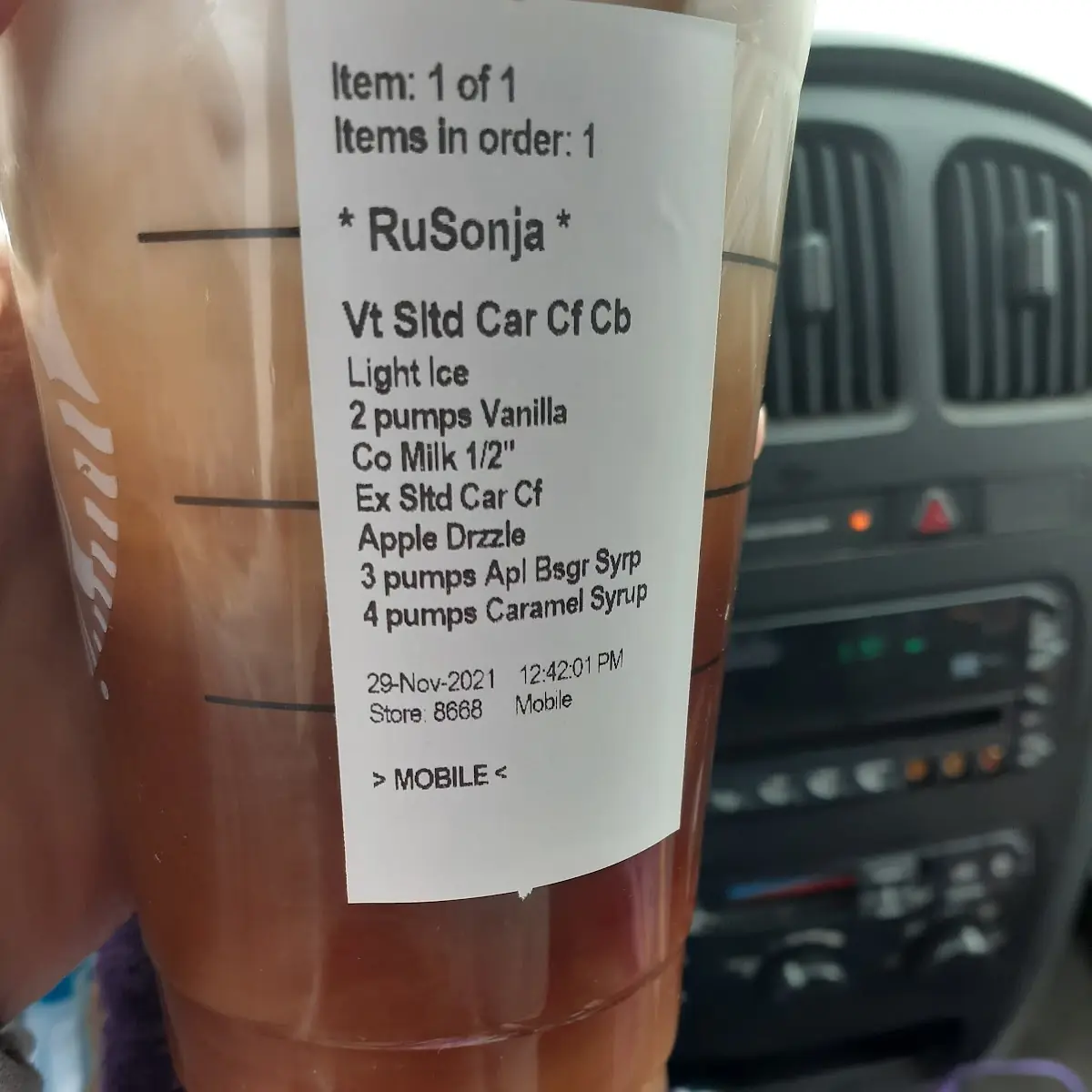 Salted Caramel Cold Brew