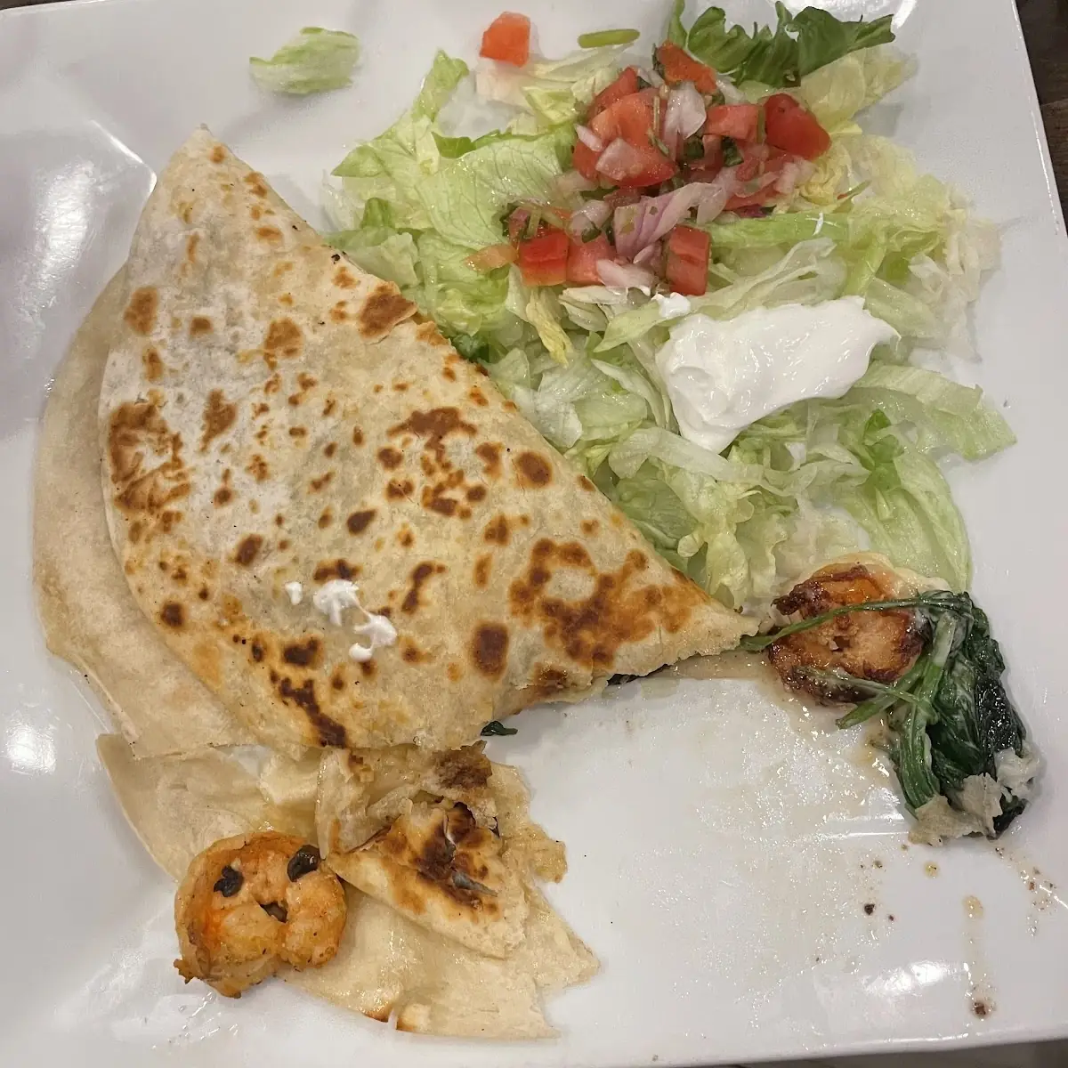 Black Bean Quesadilla (8 Inch)