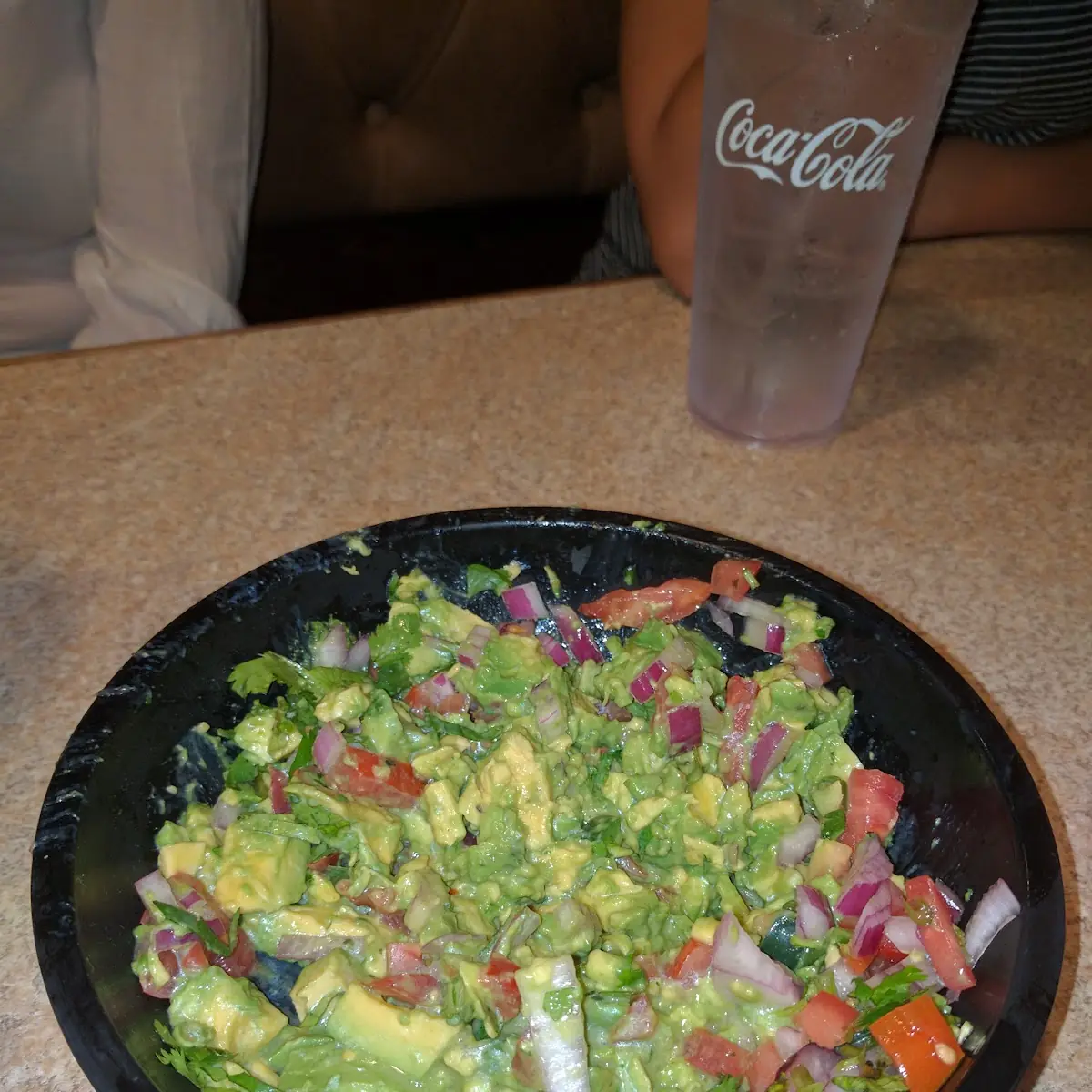 Freshly Made Guacamole and Chips