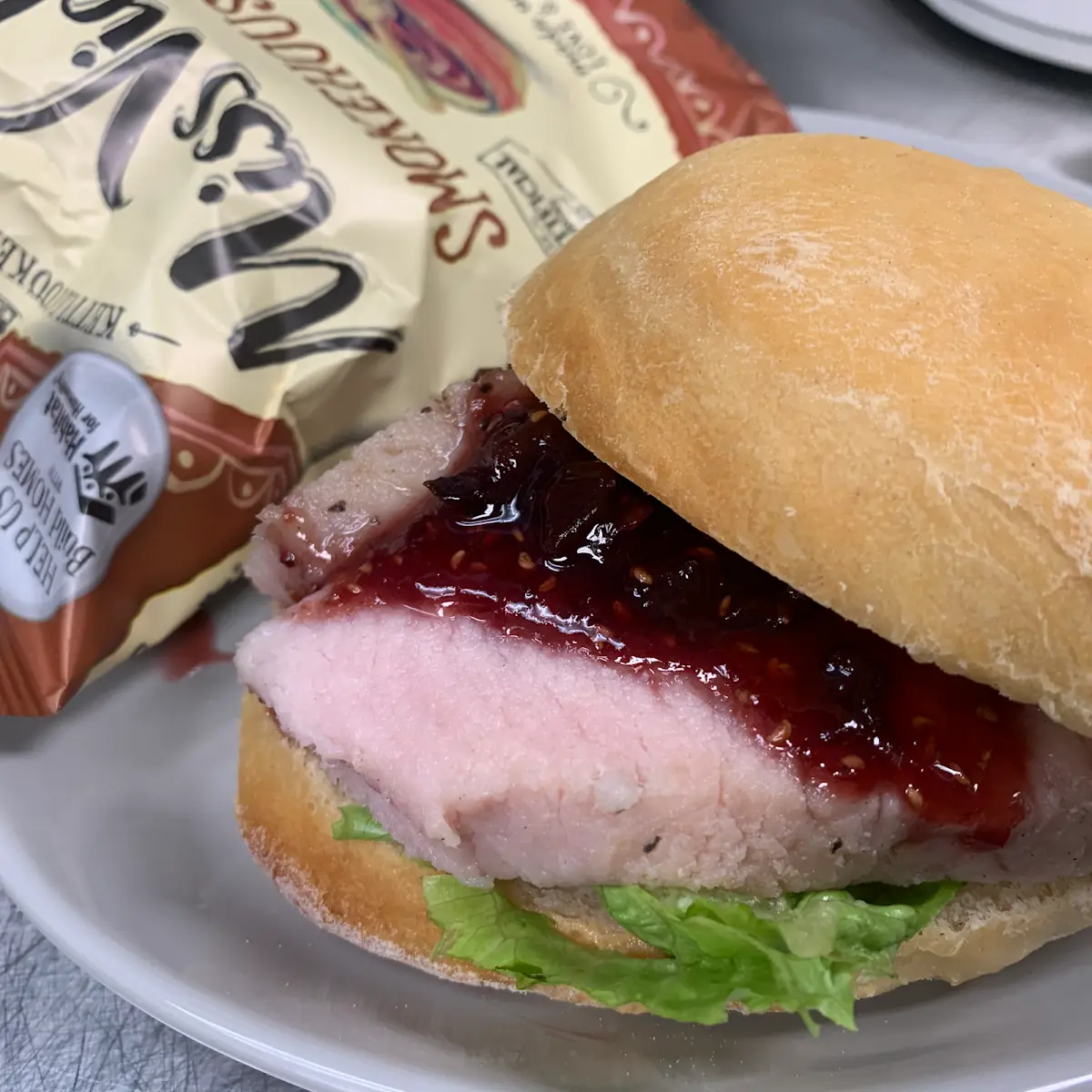 Raspberry Chipotle Sauce and Chips