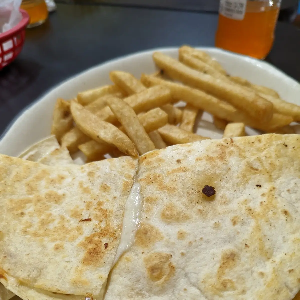 Kids Quesadilla with French Fries