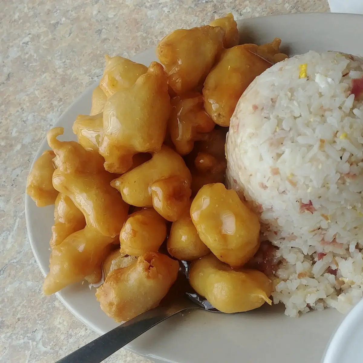 Sweet and Sour Chicken Fried Rice