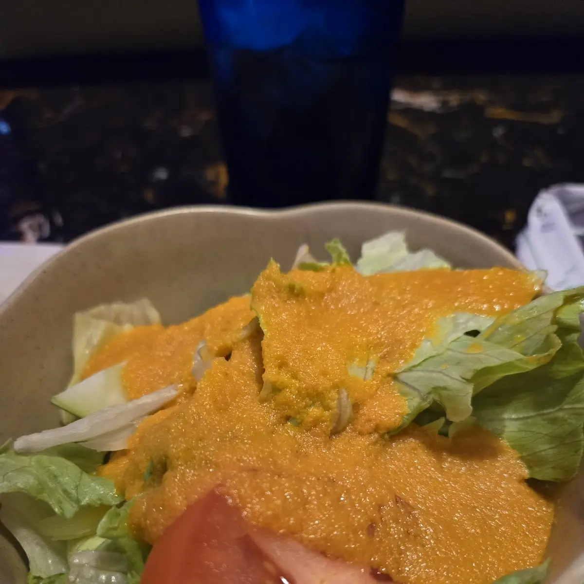Salad with Ginger Dressing