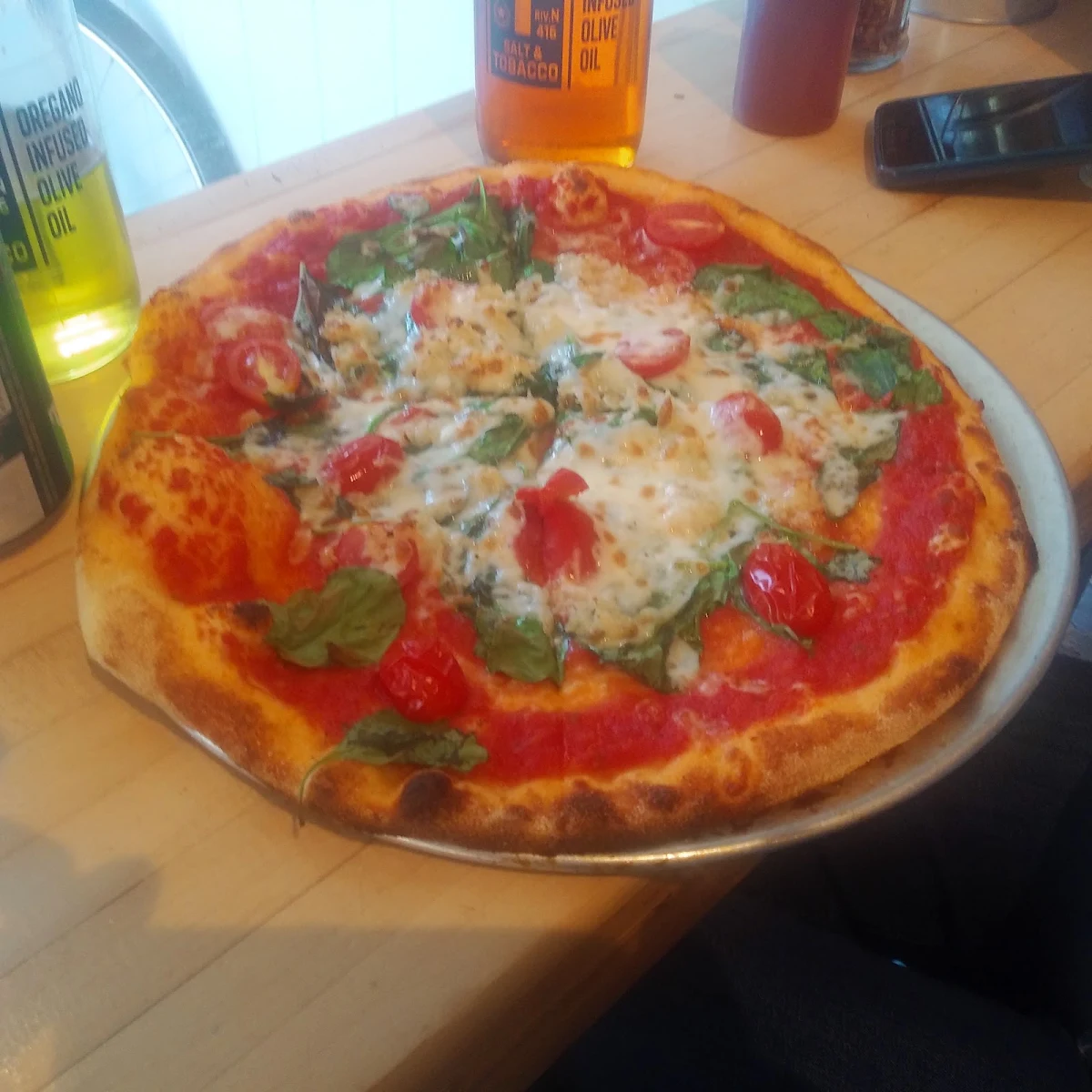 Margarita Pizza, Salt & Tobacco Pizzeria