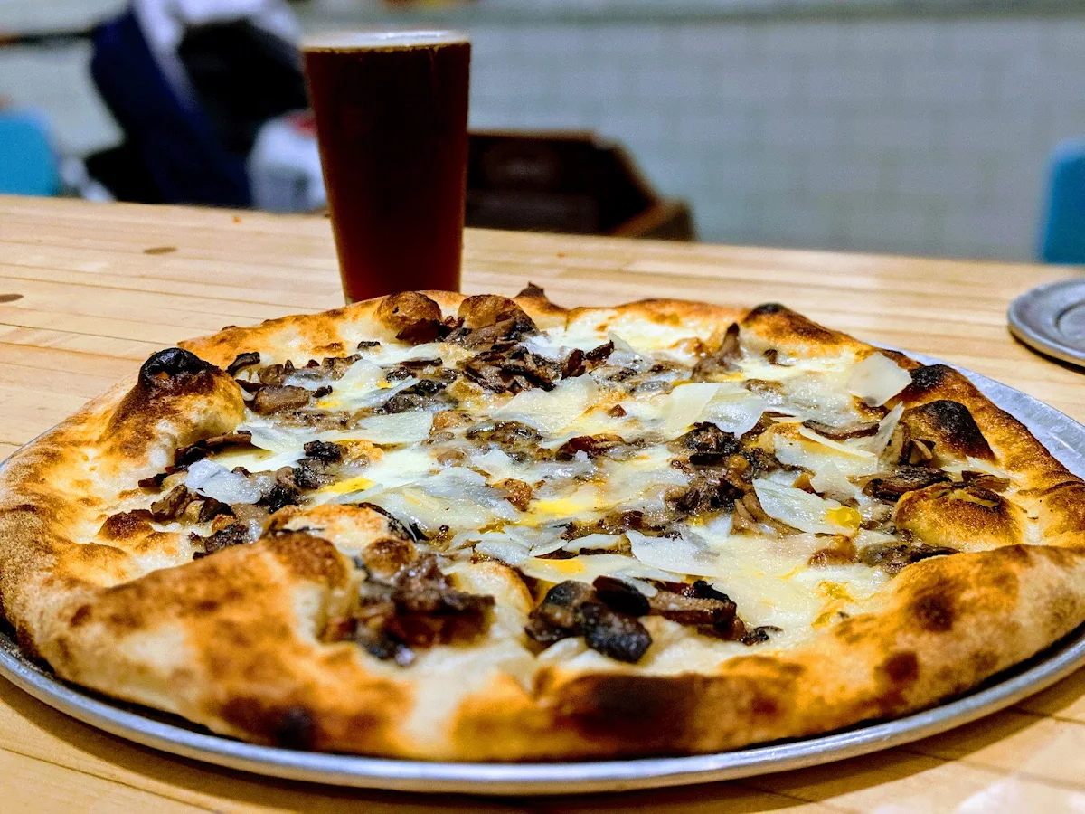 Mushroom Pizza, Salt & Tobacco Pizzeria