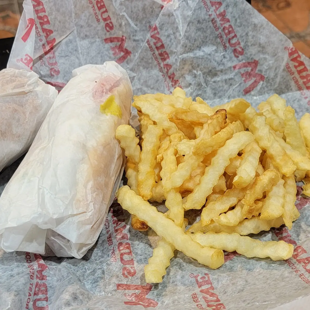 2 Hot Dog with Fries