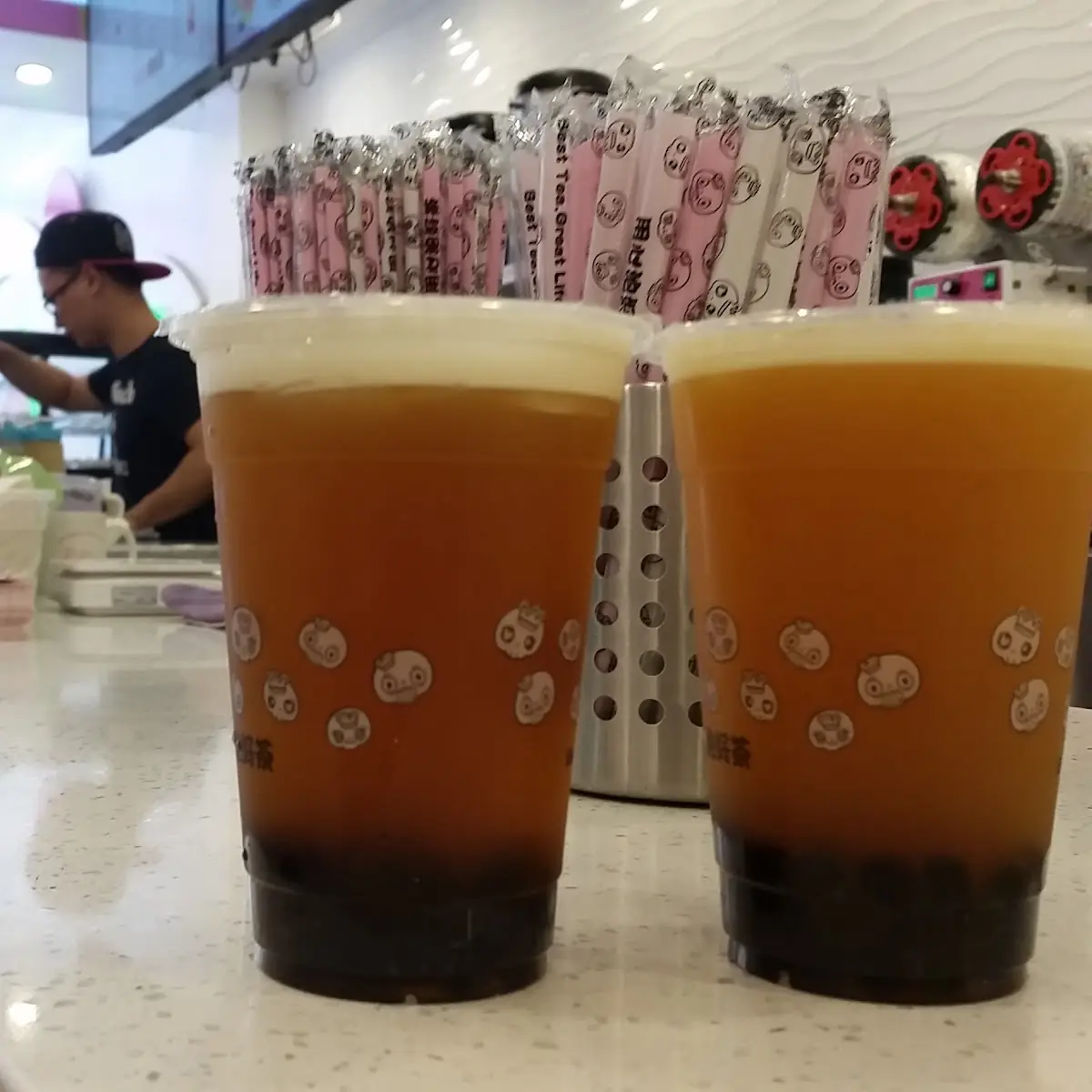 Passion Fruit Bubble Tea